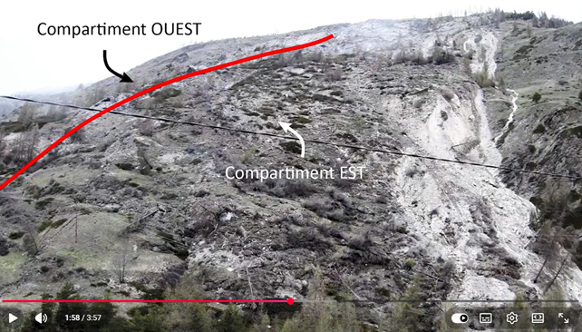 Glissement de terrain du Pas de l’Ours 2018